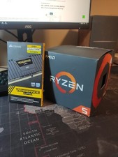 CPU amd ryzen 5 2600x + RAM ddr4 16 gb 3000 mhz 2x8 Vengeance Corsair