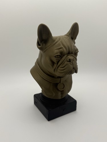 Scultura cane bulldog francese - cane,