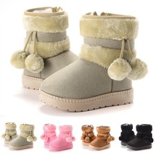 Stivali da neve bambina invernali spessi caldi bambini ragazzi stivali principessa scarpe