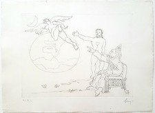 Incisione all'acquaforte di