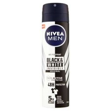 Deodorante Spray Uomo Black e White Lunga Durata 48h Nivea Men 5in1 150ml