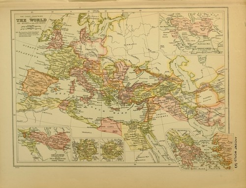 1899 mappa mondo - mappa,