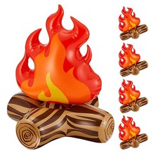  5 pezzi di fuoco finto gonfiabile: fiamme artificiali per decorazioni di eventi