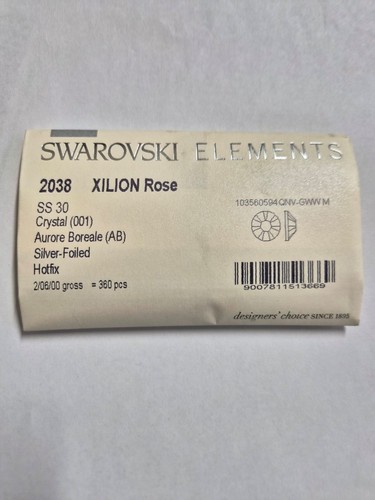 Swarovski hotfix strass ss30 - swarovski,