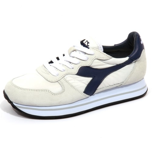 F9606 sneaker donna white blue - sneaker, white/blue