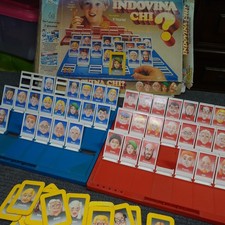 INDOVINA CHI? Gioco di Società MB Giochi Vintage 1987 parti o restauro