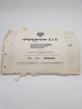 Manuale officina Lancia Fulvia