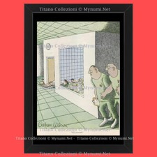 1960ca * Illustrazione Originale "Dottori e Neonati, It's a Break" Cornice