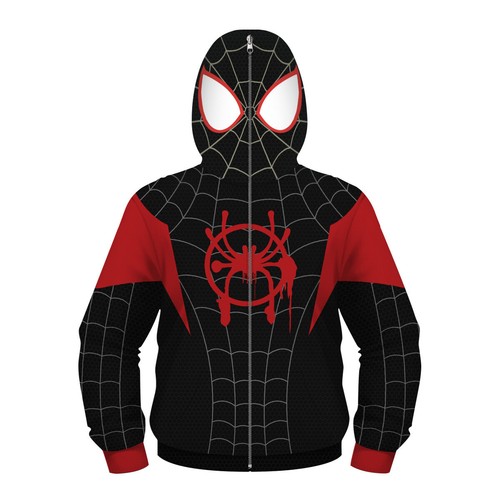Felpa con cappuccio spider man - con,