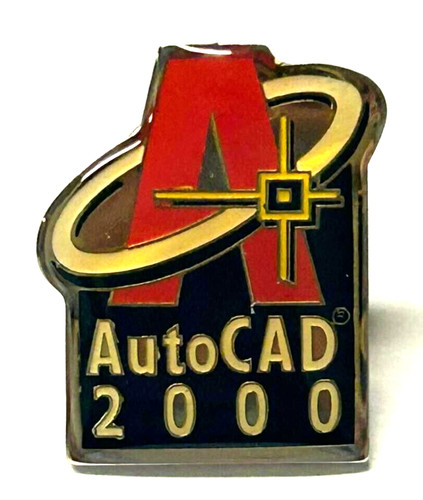 Autodesk auto cad 2000 pin - autodesk,