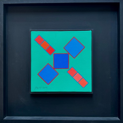 Achille perilli 20x20 - perilli, tecnica