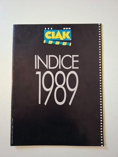 Ciak indice 1989 - -indice, 1989-