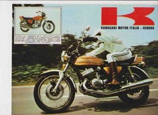 advertising Pubblicità- MOTO KAWASAKI 750 MACH IV 1973 MAXIMOTO MOTOSPORT EPOCA