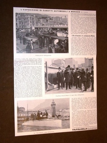 Monaco nel 1908 - , esposizione