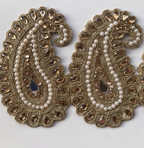 Attraente indiano oro paisley - attraente,