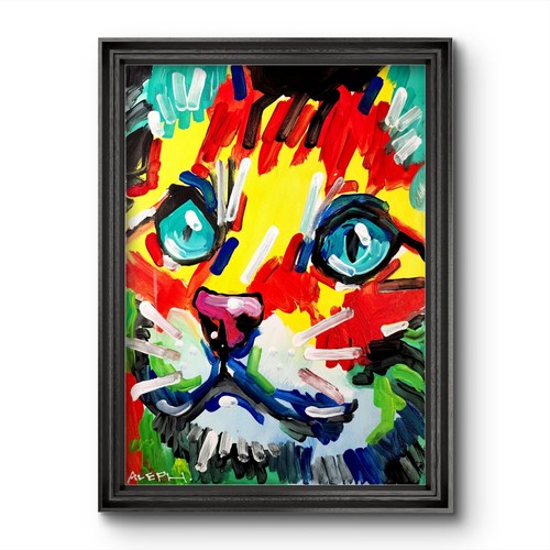 Aleph originale arte - , gatto