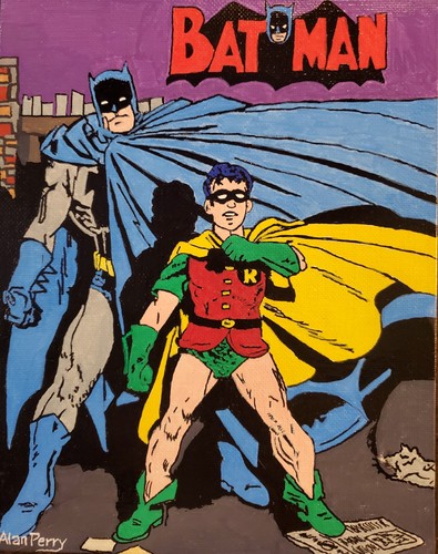Batman pettirosso x - batman, 8"