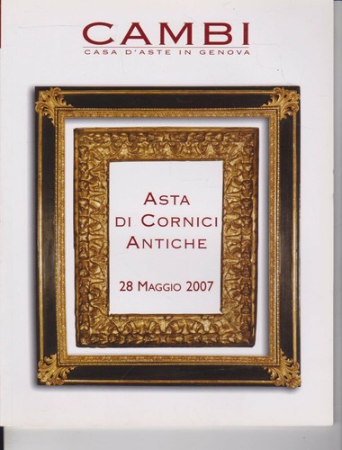 Catalogo cambi asta - catalogo, cornici