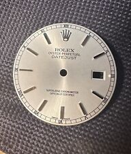 Quadrante Rolex Datejust 36 mm Silver Argento Original Dial New Con Lancette