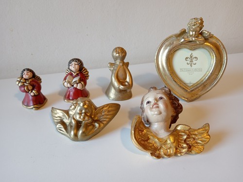 Lotto coppia angeli - lotto, putto
