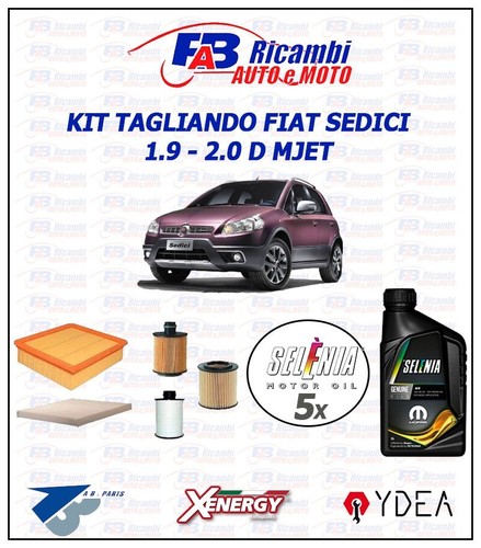Kit tagliando fiat sedici 9 - tagliando,