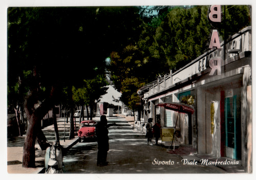 Cartolina siponto viale - a3,
