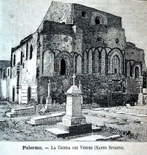 1891 = PALERMO,LA CHIESA DEI