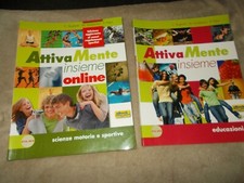 2 LIBRI Attivamente insieme online Corso di educazione + Scienze motorie e sport