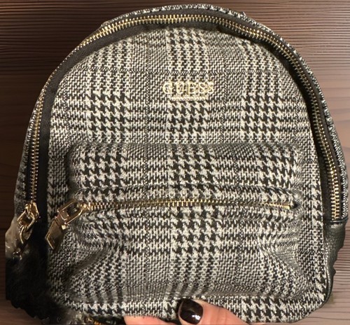 Zaino guess mini bianco nero - zaino,