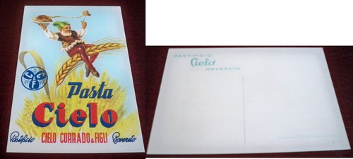 Cartolina pastificio cielo - pastificio,