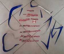 Malaguti Serie Adesivi emblemi Enduro Motard CRW 125 Col.blu 2008 Cod.18150152