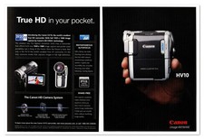 Canon hv10 true - hd, videocamera