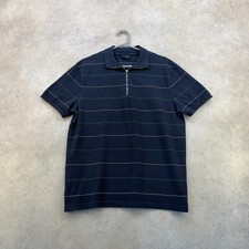 Polo Ron Dorff blu navy a