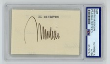 BENITO MUSSOLINI SIGNED