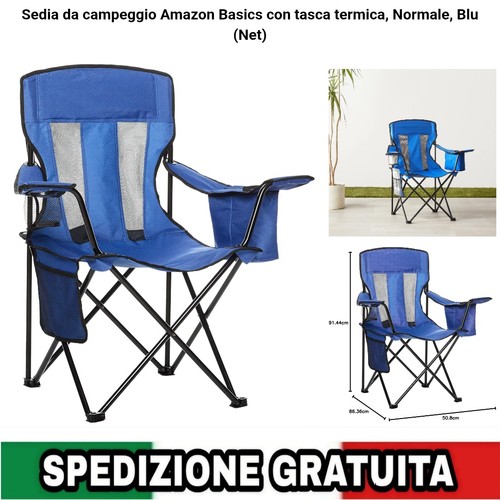 Sedia campeggio basics con - da,