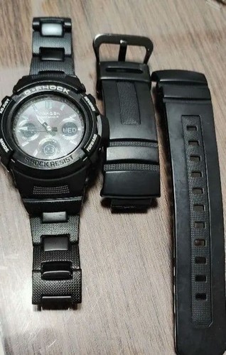 Casio shock awg m100b fascia - g-shock,