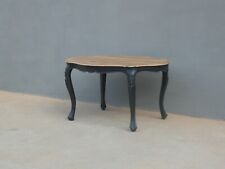 Tavolino basso da salotto st.provenzale laccato Shabby Chic/top in noce, '900!