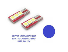 Coppia Lampadine Led T10 W5W