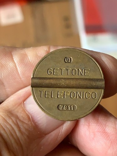 Gettone telefonico sigla ut - telefonico,