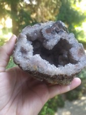 Geode quarzo ialino - geode, 840