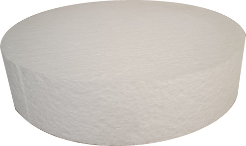 Disco torta polistirolo bianco - torta,