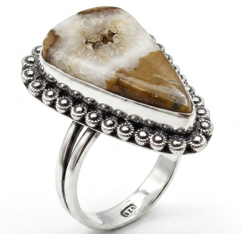Anello placcato argento antico
