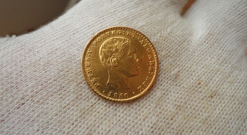 Portugal 2000 reis gold - reis,