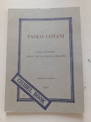 Paolo cotani sulla funzione