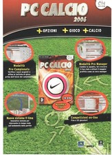 PC CALCIO 2006 Pubblicità PC Italian Magazine Advertising 30x20 cm