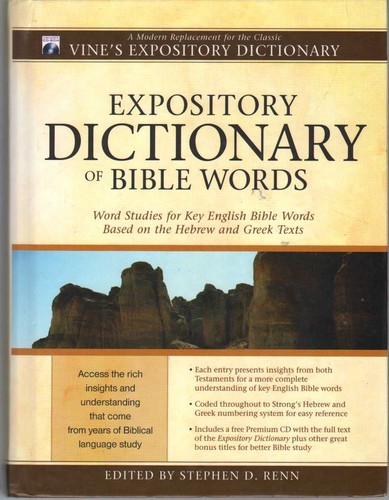 Expository dictionary bible - dictionary,