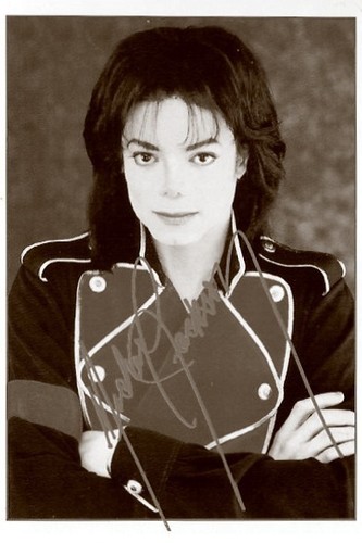Michael jackson autografo - michael, ++autografo++