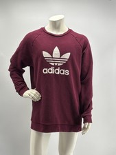 Adidas Felpa Taglia XL Bordeaux