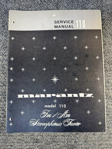 Marantz model 110 am - model, fm/am