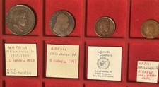 NAPOLI FERDINANDO LOTTO  TORNESE TORNESI 10 8  2 UNO E MEZZO 1857 1797 1852 1854